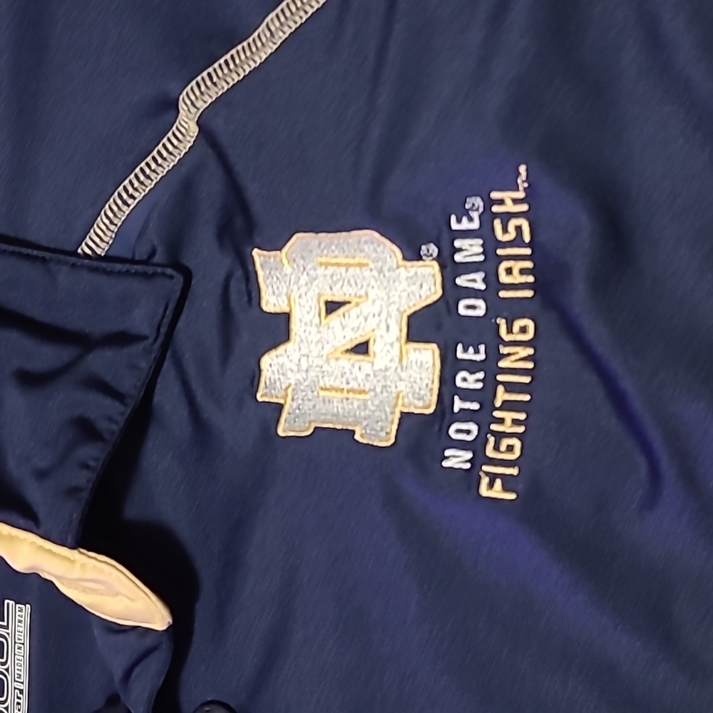 Under Armour Notre Dame Polo / Golf Shirt - Men's Small - Picture 3 of 7